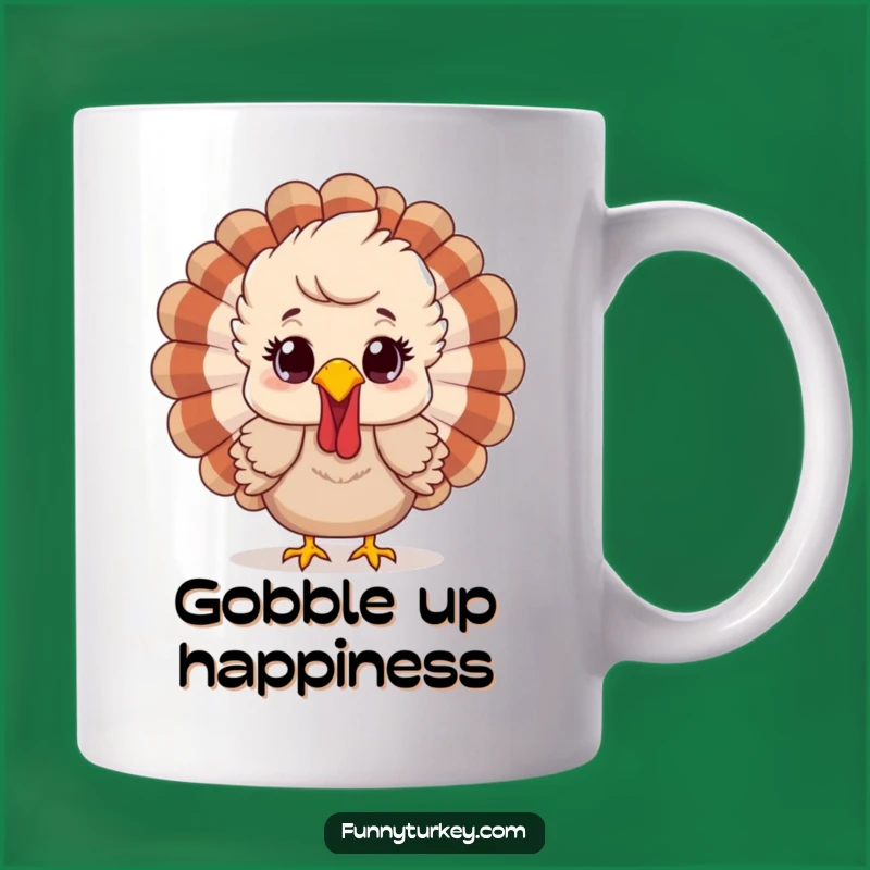 Funny Surprised Turkey Mug - Hilarious Thanksgiving Fun Gift