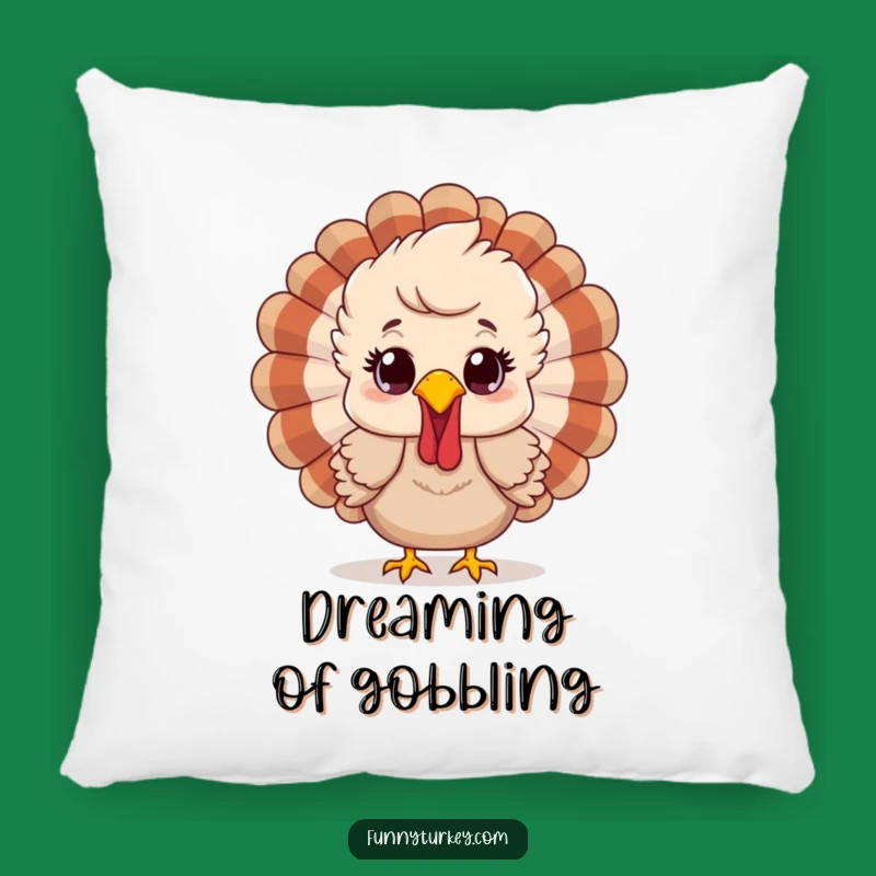 Funny Surprised Turkey Pillow - Soft Comfort with Holiday Smiles