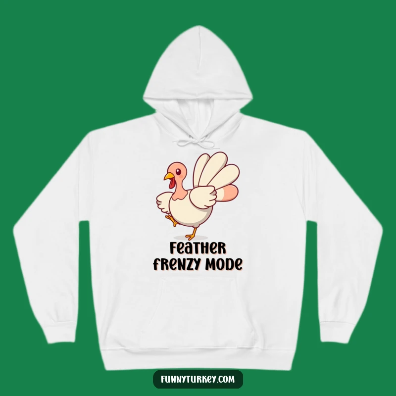 Funny Cozy Turkey Hoodie: Cute Kawaii Dancer, Warm Funny Holiday Gift