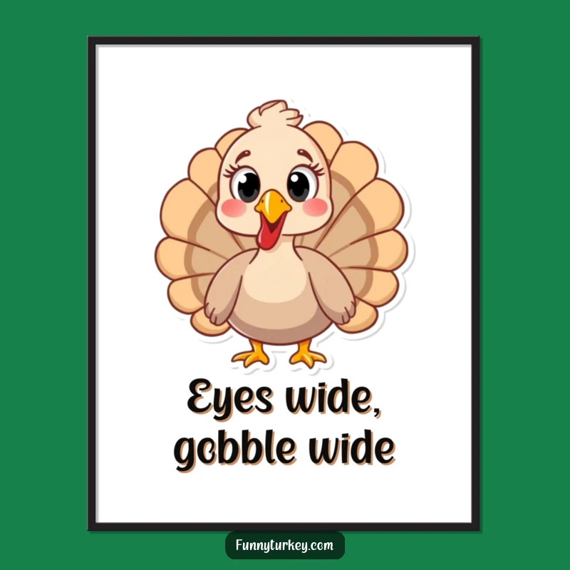 Free Printable Funny Surprise Turkey Art: Shockingly Hilarious Downloadable Wall Decor!