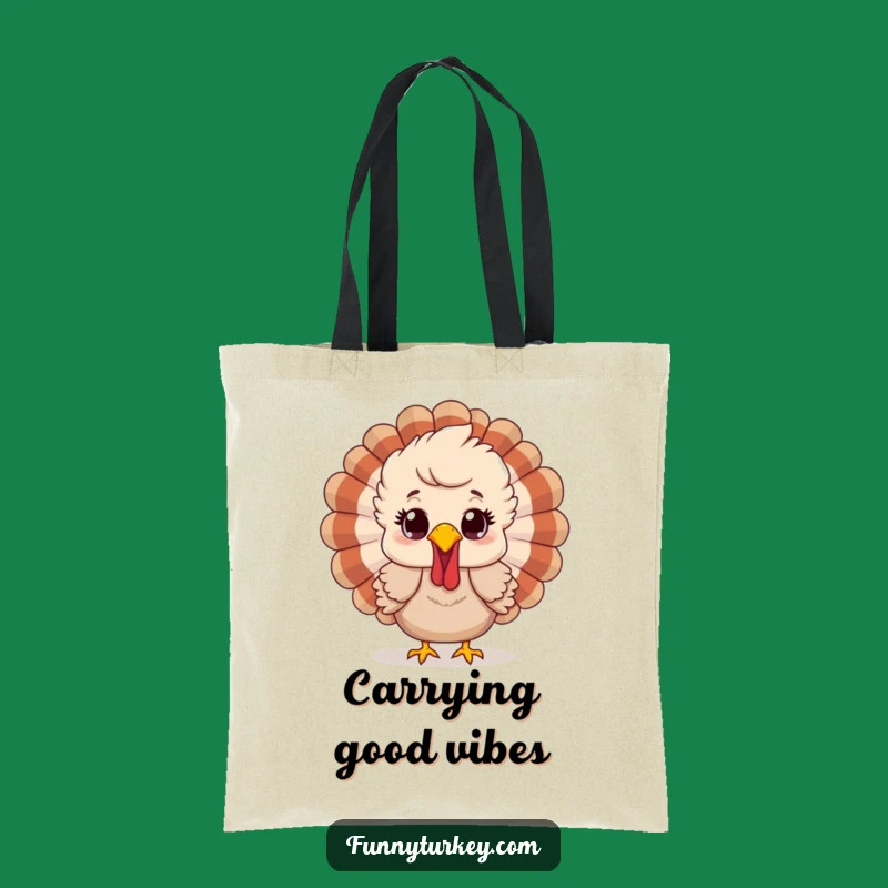Funny Surprised Turkey Tote Bag - Carry Your Holiday Fun